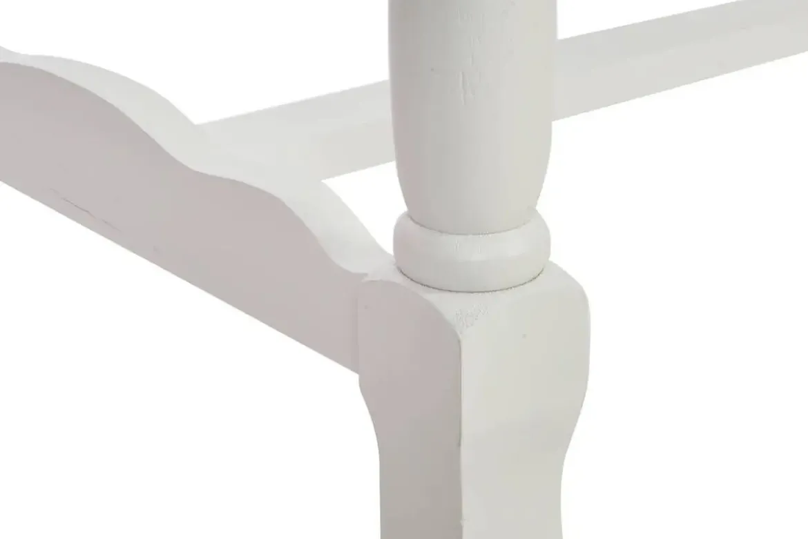 Mesa de Comedor en Madera Blanca 180 cm MB-196118