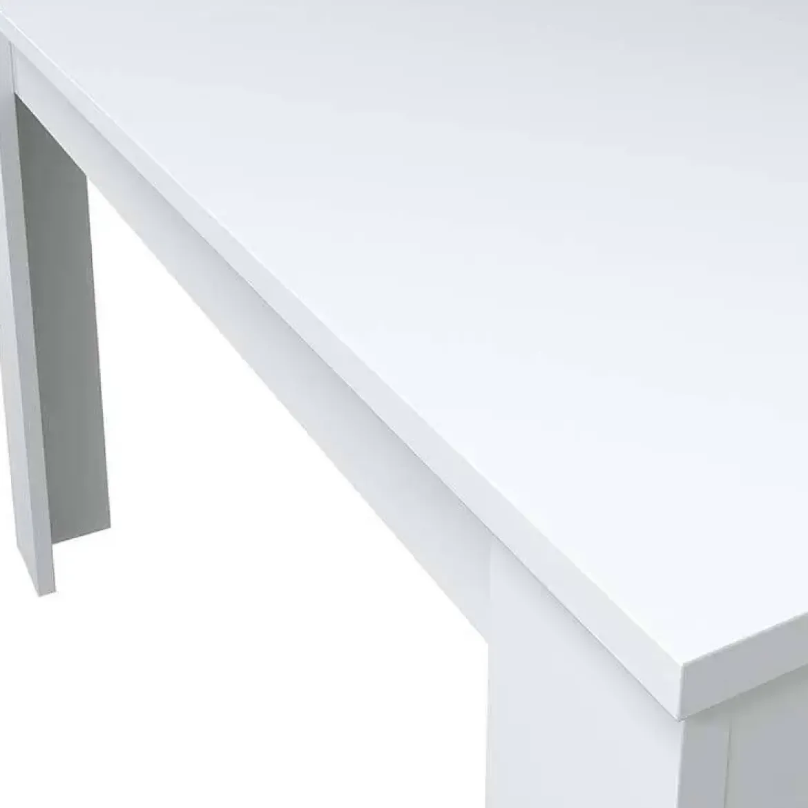 Mesa de comedor extensible blanca artik 004586A