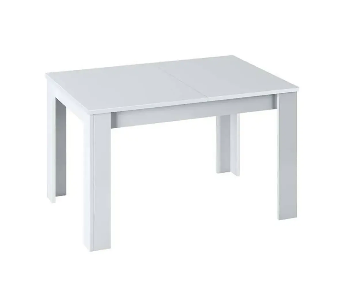 Mesa de comedor extensible blanca artik 004586A