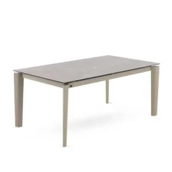 Mesa de Comedor Extensible Cerámica Fior di Bosco Topo GABAR 11604