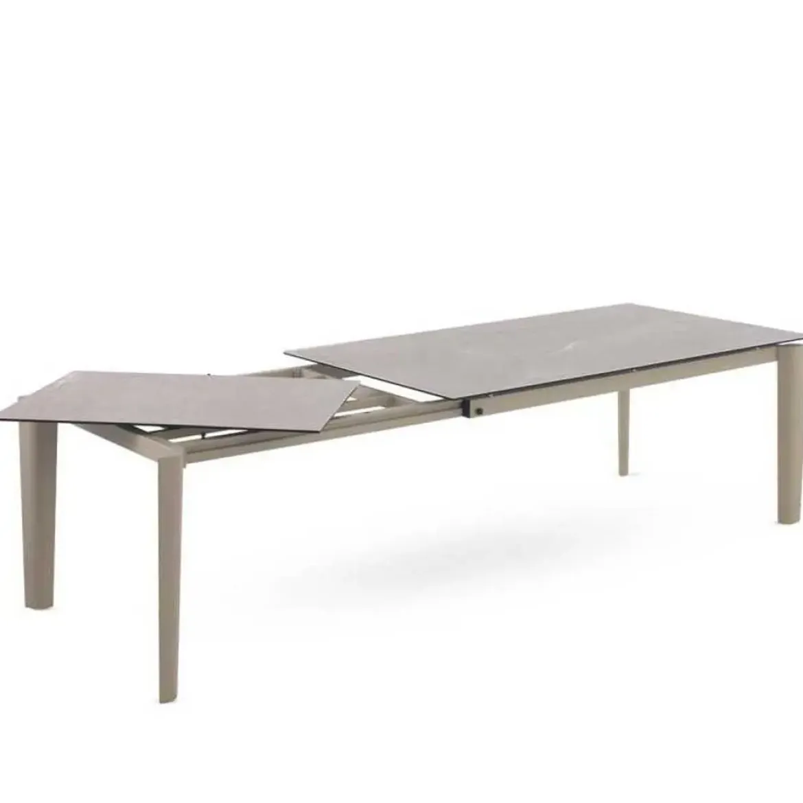 Mesa de Comedor Extensible Cerámica Fior di Bosco Topo GABAR 11604