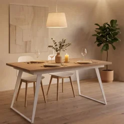 Mesa de Comedor Extensible con Tablero Melaminizado NIM