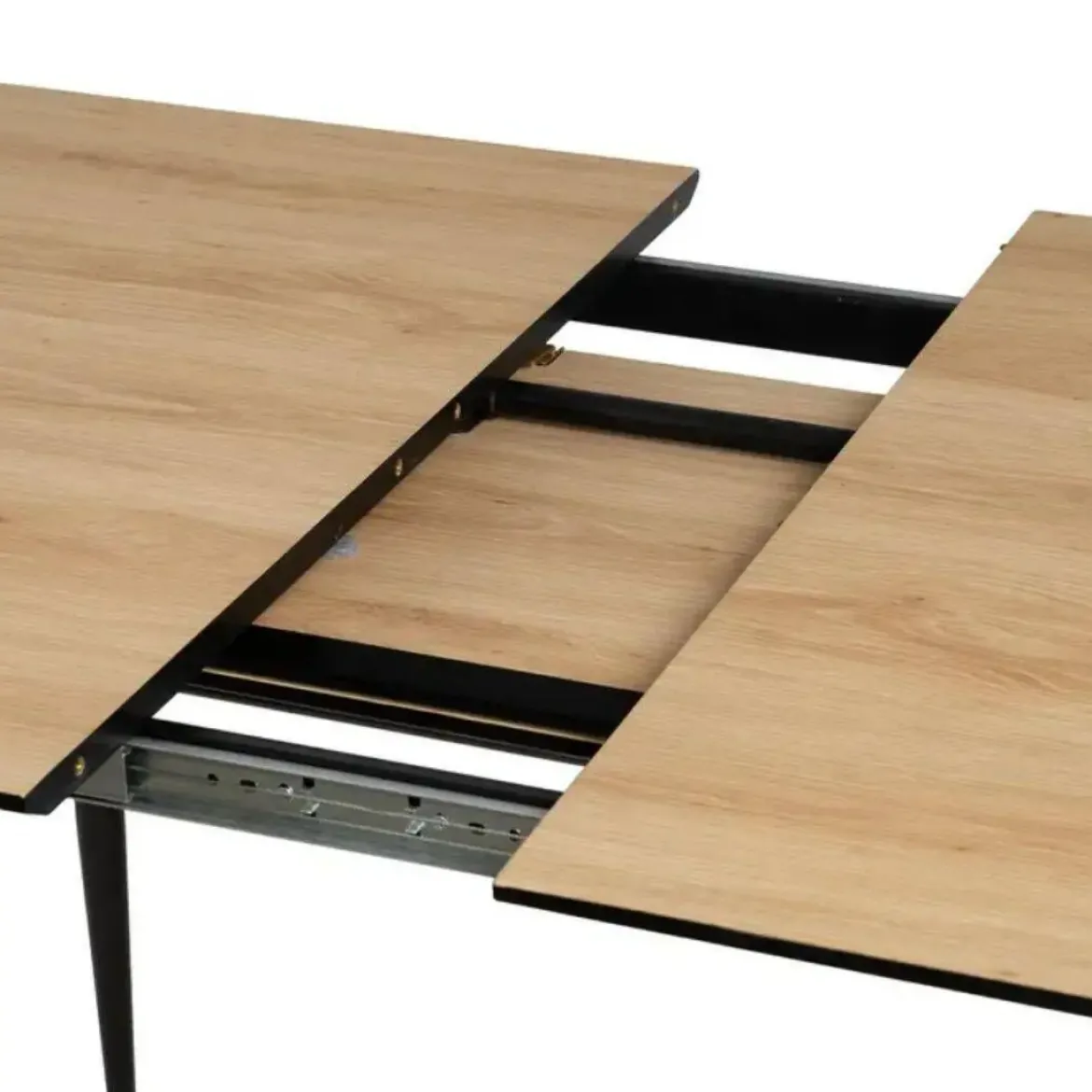 Mesa de Comedor Extensible con Patas de Hierro 61180