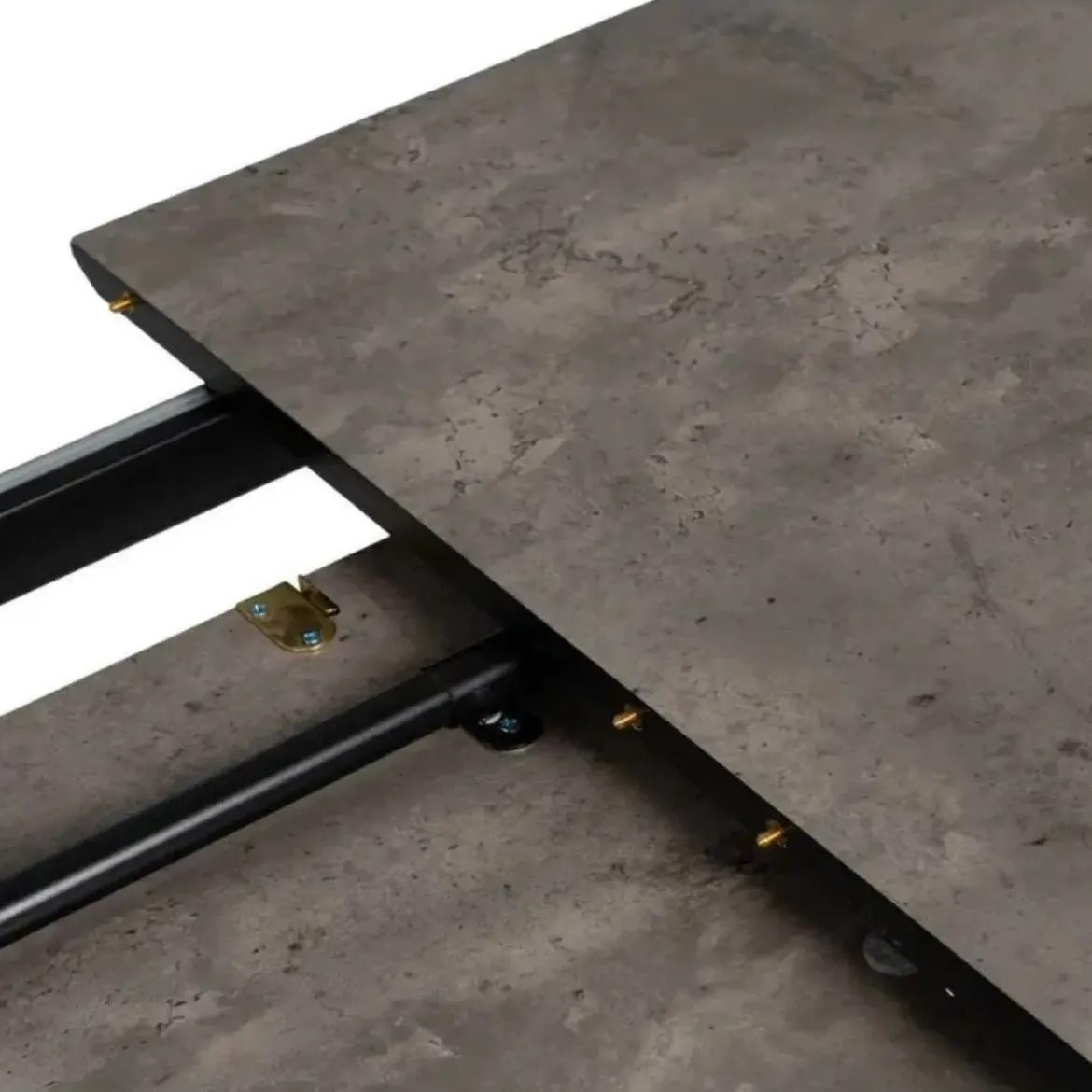 Mesa de Comedor Extensible con Patas de Hierro 61180