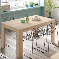 Mesa de comedor extensible Color Roble Canadian 004586A