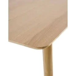 Mesa de Comedor Extensible con Patas de Hevea y Roble GABAR 11435
