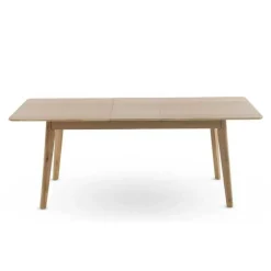 Mesa de Comedor Extensible con Patas de Hevea y Roble GABAR 11435