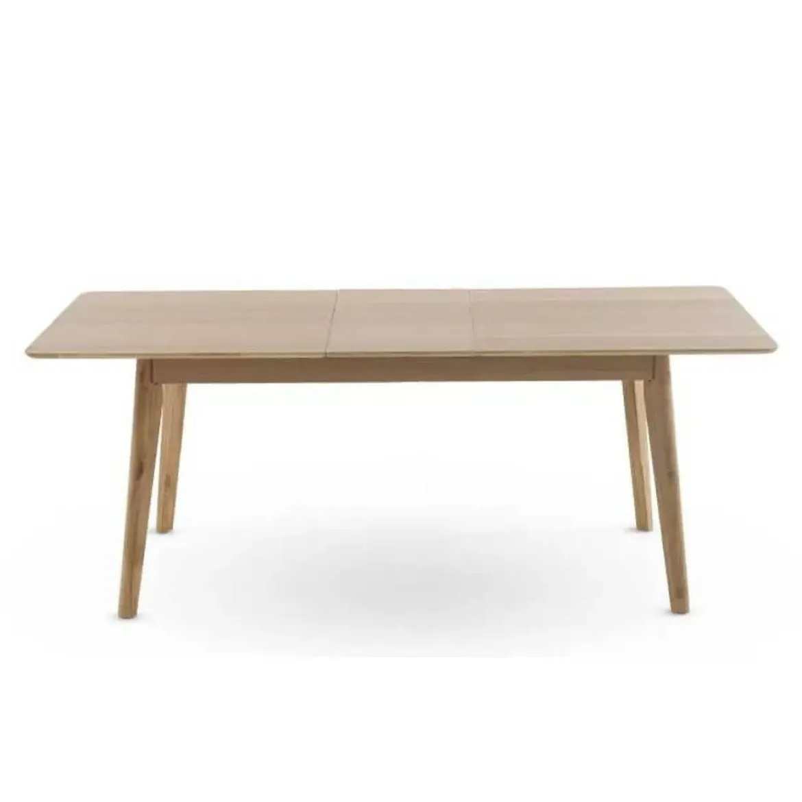 Mesa de Comedor Extensible con Patas de Hevea y Roble GABAR 11435