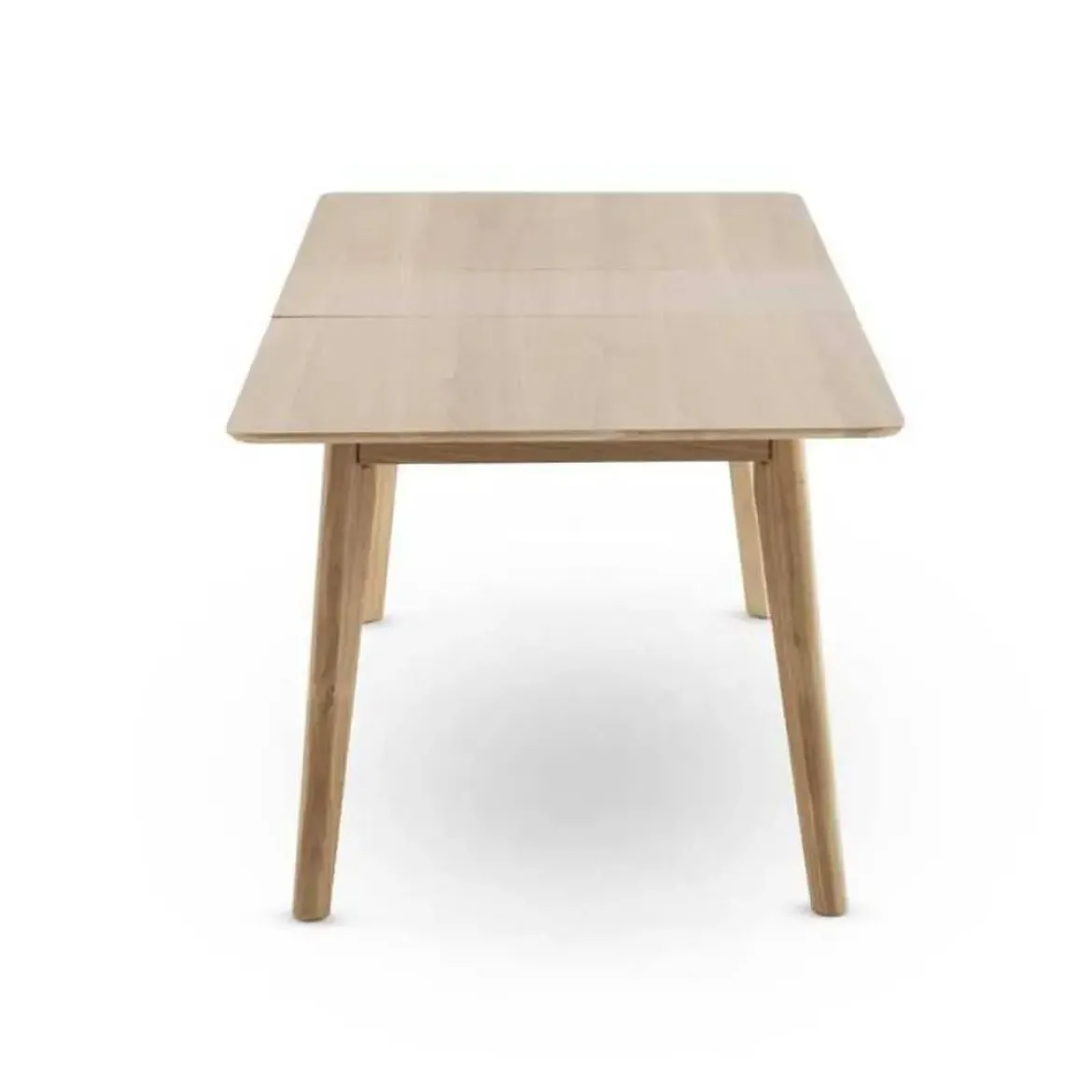 Mesa de Comedor Extensible con Patas de Hevea y Roble GABAR 11435