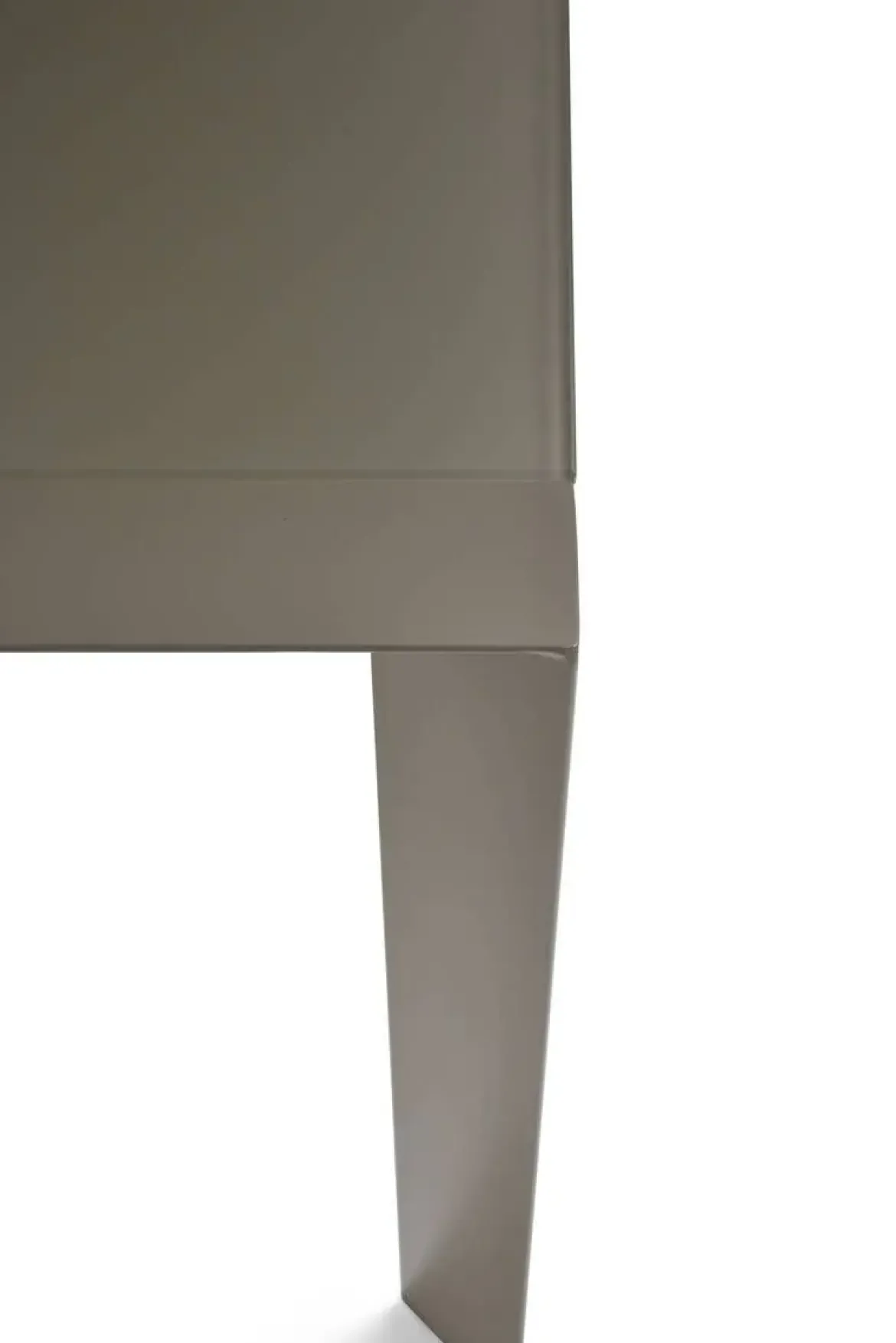 Mesa de Comedor Extensible de Cristal Color Visón AVANCE