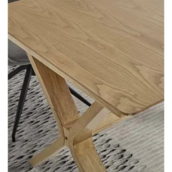 Mesa de Comedor Extensible en Madera Natural DT-914