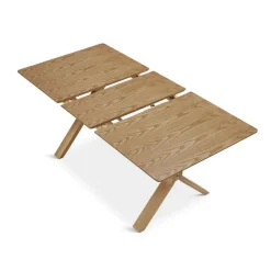 Mesa de Comedor Extensible en Madera Natural DT-914