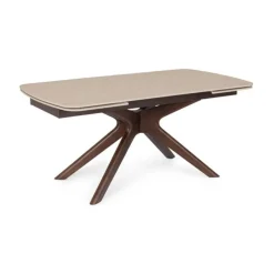 Mesa de Comedor Extensible en Gres Travertino 0731298