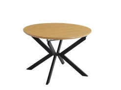 Mesa de Comedor Extensible MDF Negro WINSOR