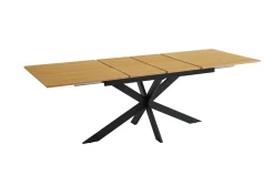 Mesa de Comedor Extensible MDF Negro KELLER