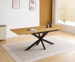 Mesa de Comedor Extensible MDF Negro KELLER