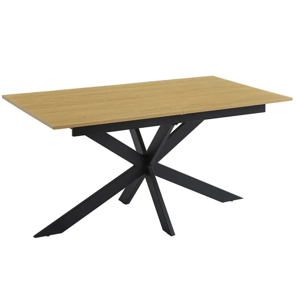Mesa de Comedor Extensible MDF Negro KELLER