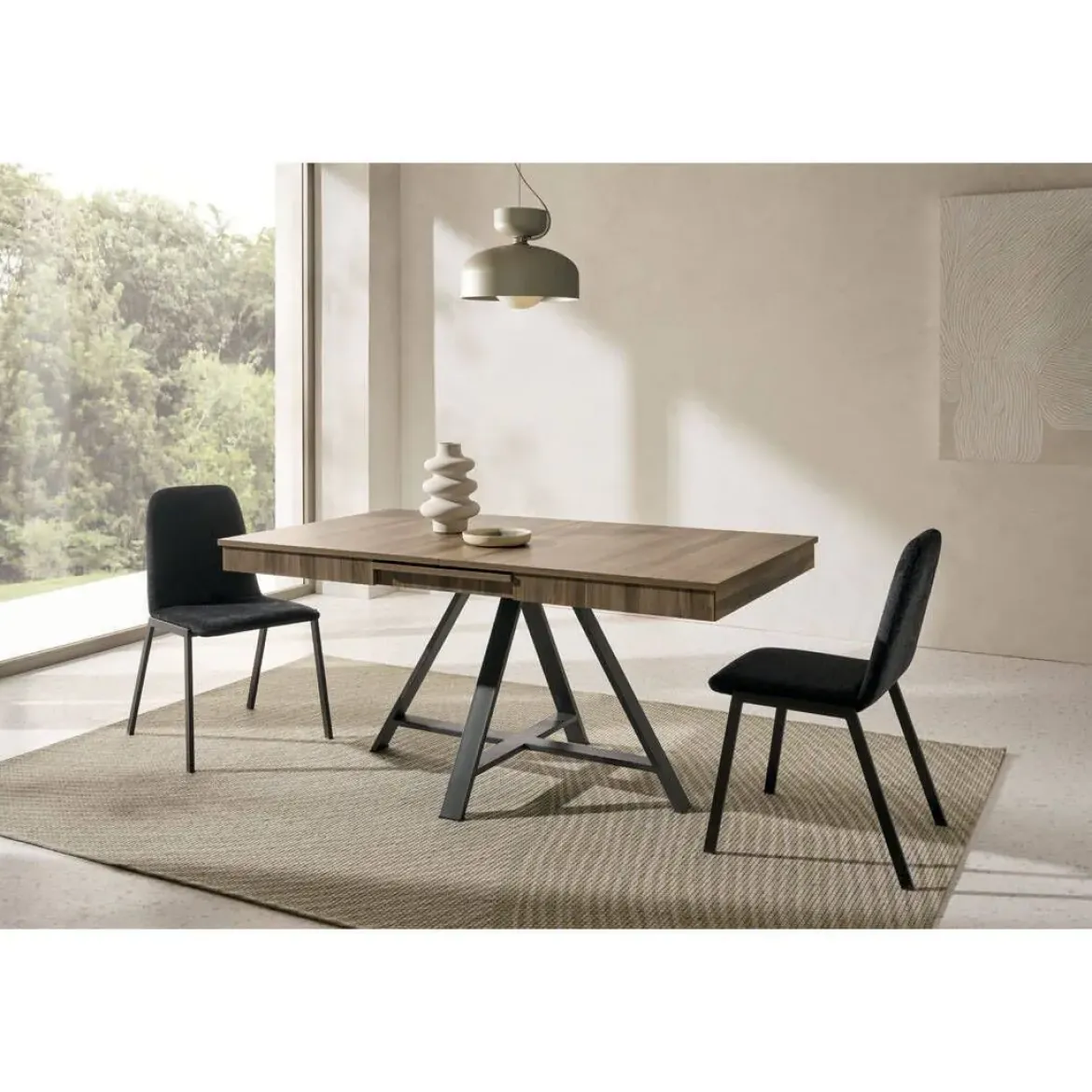 Mesa de Comedor Extensible 140x90 Tapa Melamina OLIMPO