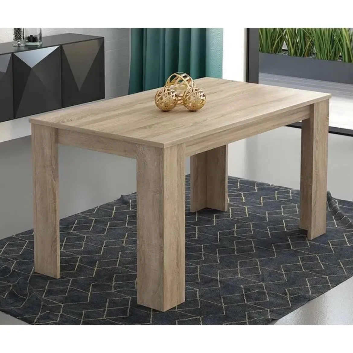 Mesa de Comedor Fija de 140x75 cm Modelo BERTA
