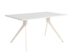 Mesa de Comedor MarfilFija de 180 cm metal-Melamina ISEO