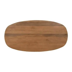Mesa de Comedor Natural de Madera de Mango y Hierro 180 cm 612710