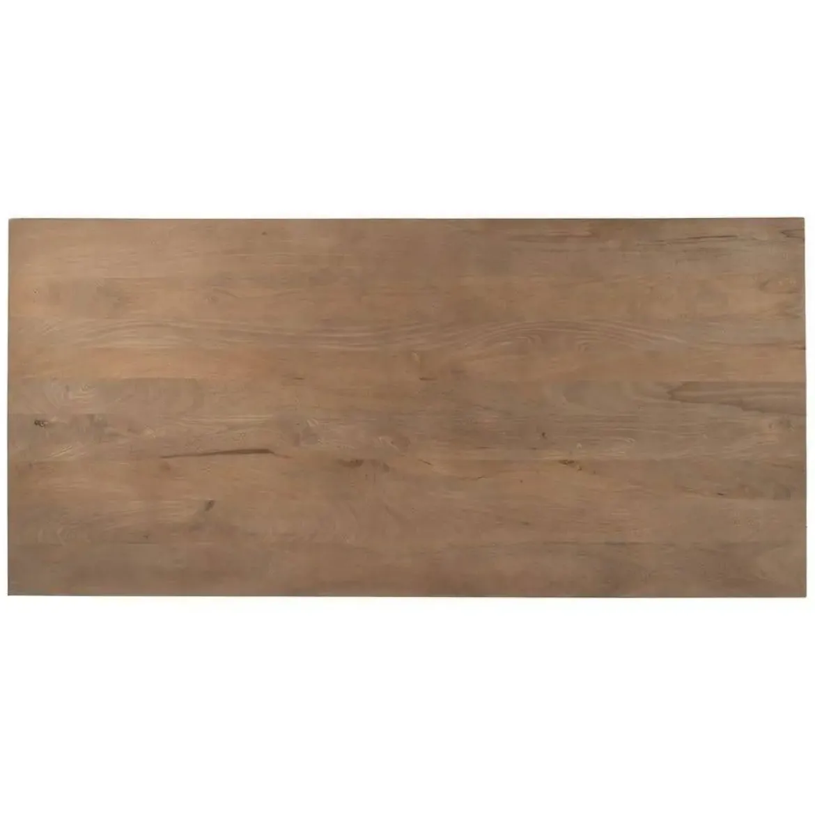 Mesa de Comedor Natural de Madera de Mango e Hierro 190 cm 612853