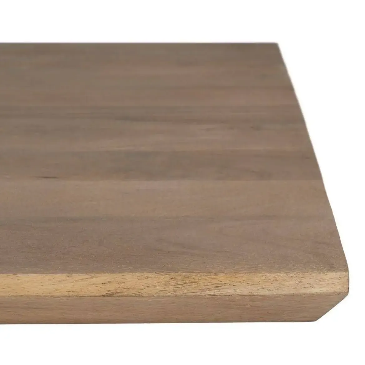Mesa de Comedor Natural de Madera de Mango e Hierro 190 cm 612853