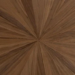 Mesa de Comedor Natural y Negra con Tablero de DM y Patas Metálicas 178 cm 612895