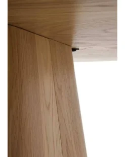 Mesa de Comedor Ovalada de Madera-Cerámica GABAR 11418