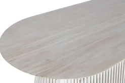 Mesa de Comedor Ovalada de Madera Mindi 180 cm MB-212023