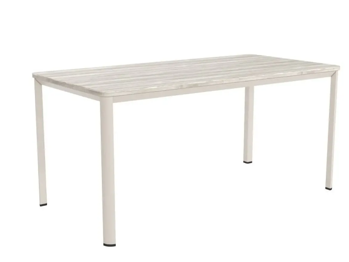 Mesa de Comedor Patas Marfil Fija de 120 cm metal-Melamina ONEA