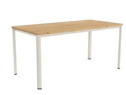 Mesa de Comedor Patas Marfil Fija de 120 cm metal-Melamina ONEA