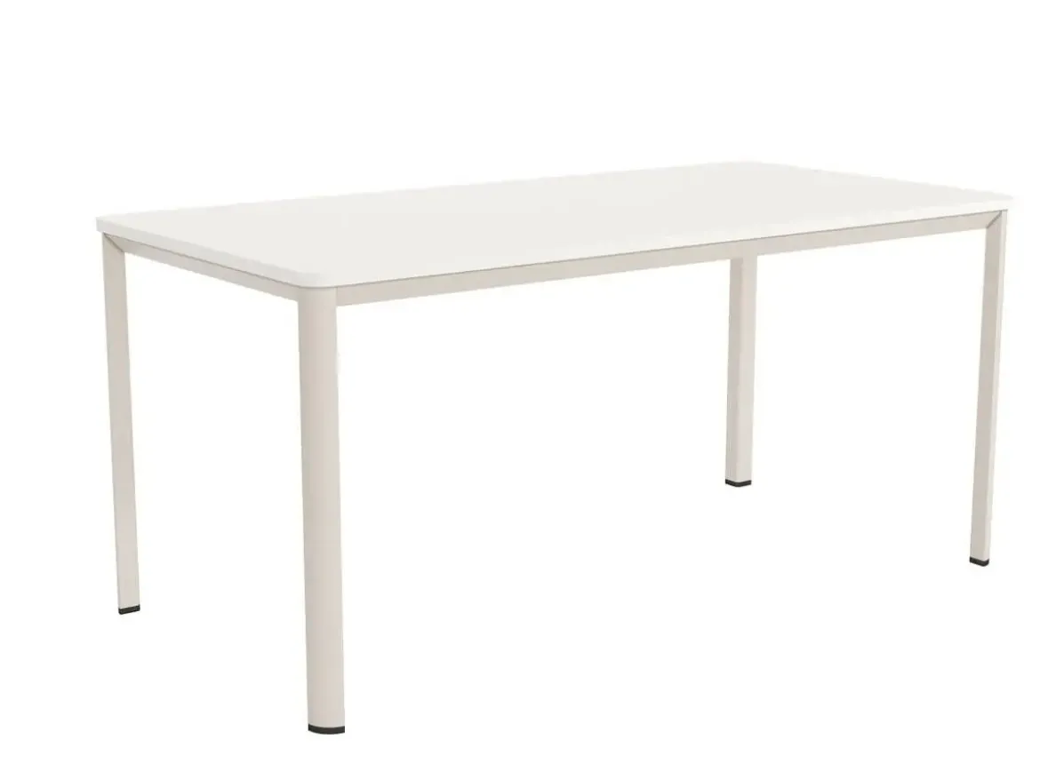 Mesa de Comedor Patas Marfil Fija de 160 cm metal-Melamina ONEA