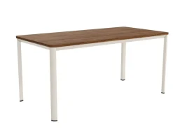 Mesa de Comedor Patas Marfil Fija de 180 cm metal-Melamina ONEA