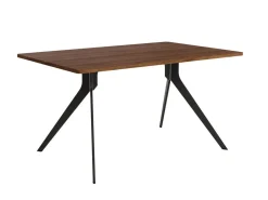 Mesa de Comedor Patas NegrasFija de 140 cm metal-Melamina ISEO
