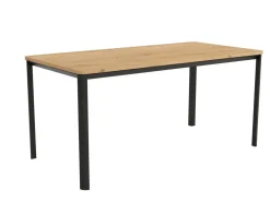 Mesa de Comedor Patas Negras Fija de 120 cm metal-Melamina ONEA