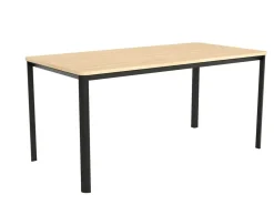 Mesa de Comedor Patas Negras Fija de 120 cm metal-Melamina ONEA