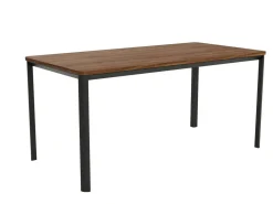 Mesa de Comedor Patas Negras Fija de 180 cm metal-Melamina ONEA