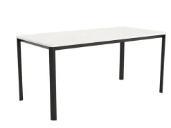 Mesa de Comedor Patas Negras Fija de 180 cm metal-Melamina ONEA