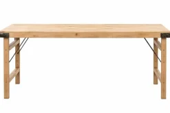 Mesa de Comedor Plegable de Madera Reciclada 180 cm MB-229857