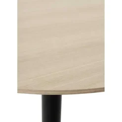 Mesa de Comedor Redonda 100 cm Fresno con Pie Central Metálico GABAR 11454