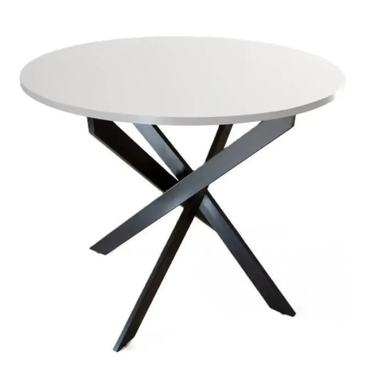 Mesa de Comedor Redonda con Patas de Metal NEXO