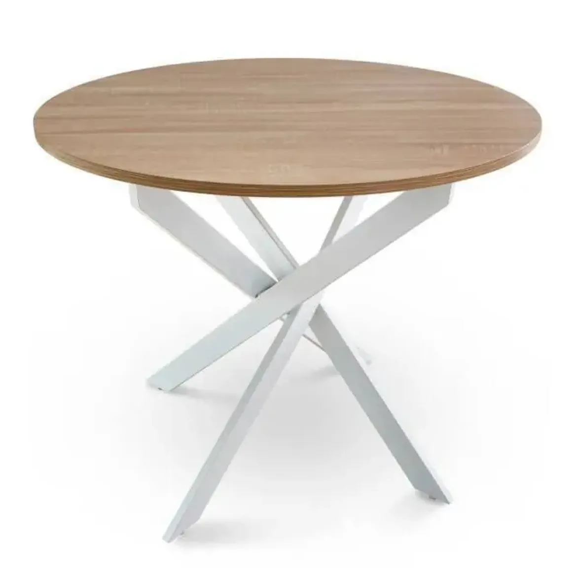 Mesa de Comedor Redonda con Patas de Metal NEXO