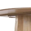 Mesa de Comedor Redonda de Abeto y MDF 120 cm MB-230872