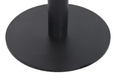 Mesa de Comedor Redonda de Acacia con Base de Metal MB-227286