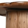 Mesa de Comedor Redonda de Madera Natural MB-211830