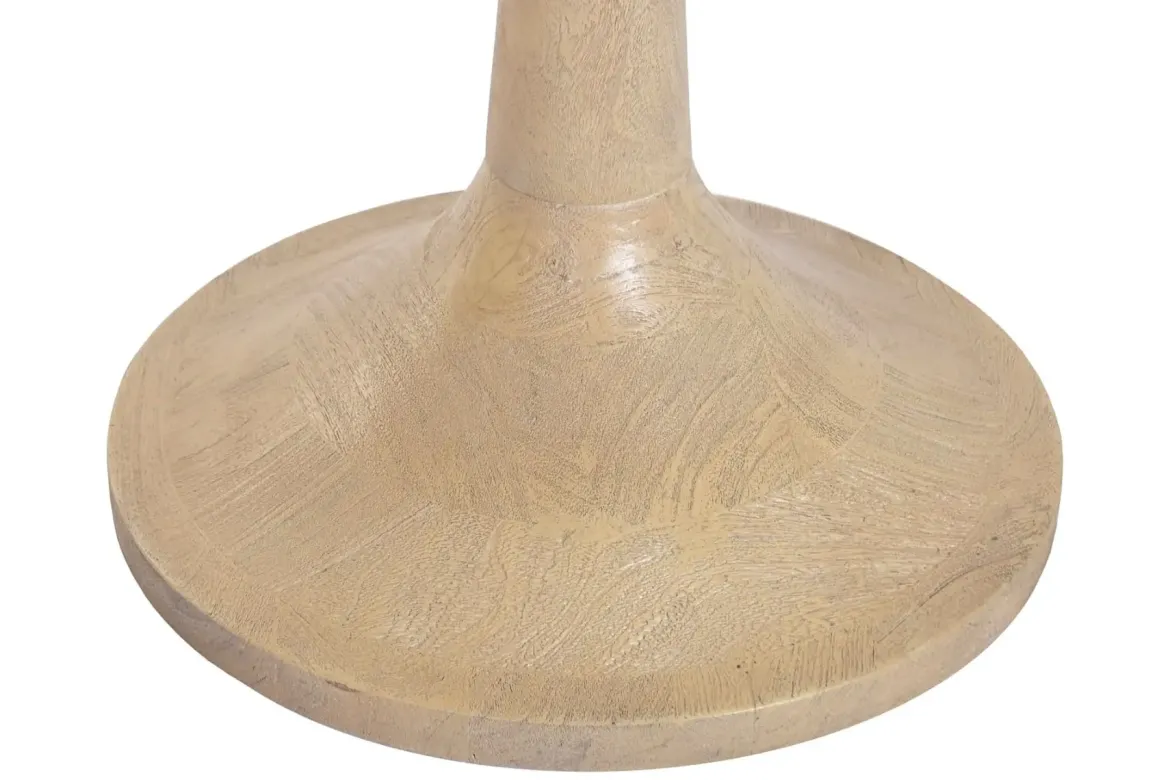 Mesa de Comedor Redonda de Madera de Mango MB-227261