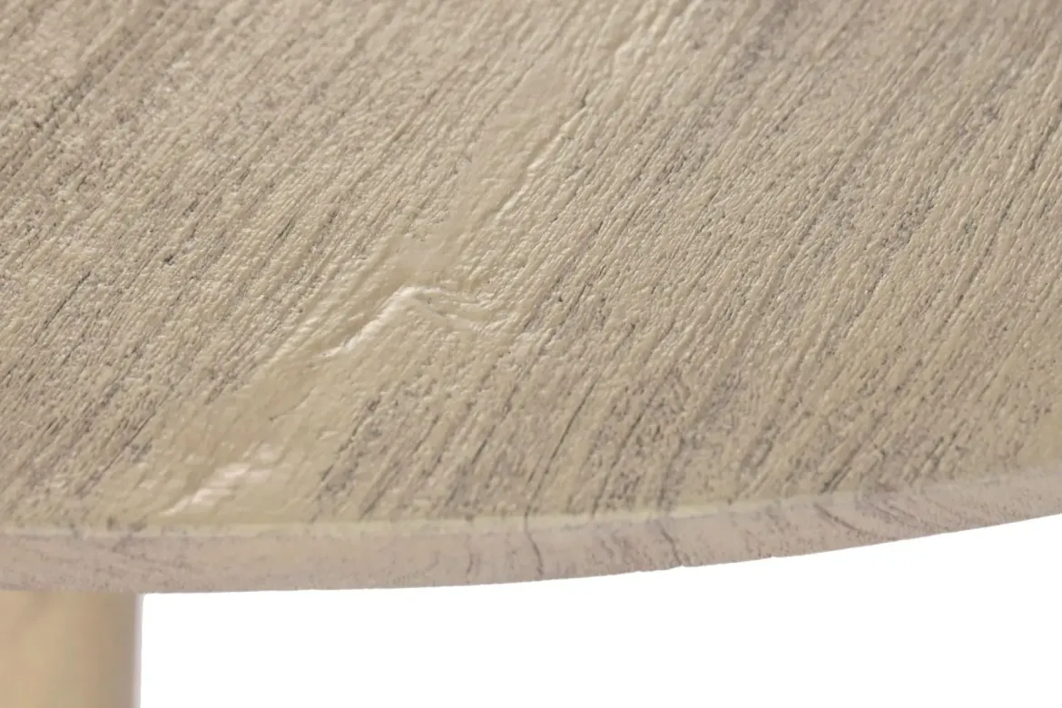 Mesa de Comedor Redonda de Madera de Mango MB-227261