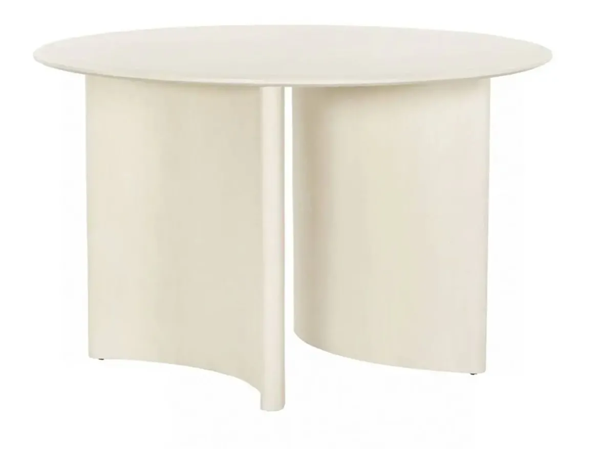 Mesa de Comedor Redonda de Madera de Mango 120 cm TELLUS 35-210