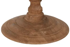 Mesa de Comedor Redonda de Teca Reciclada 140 cm MB-213885